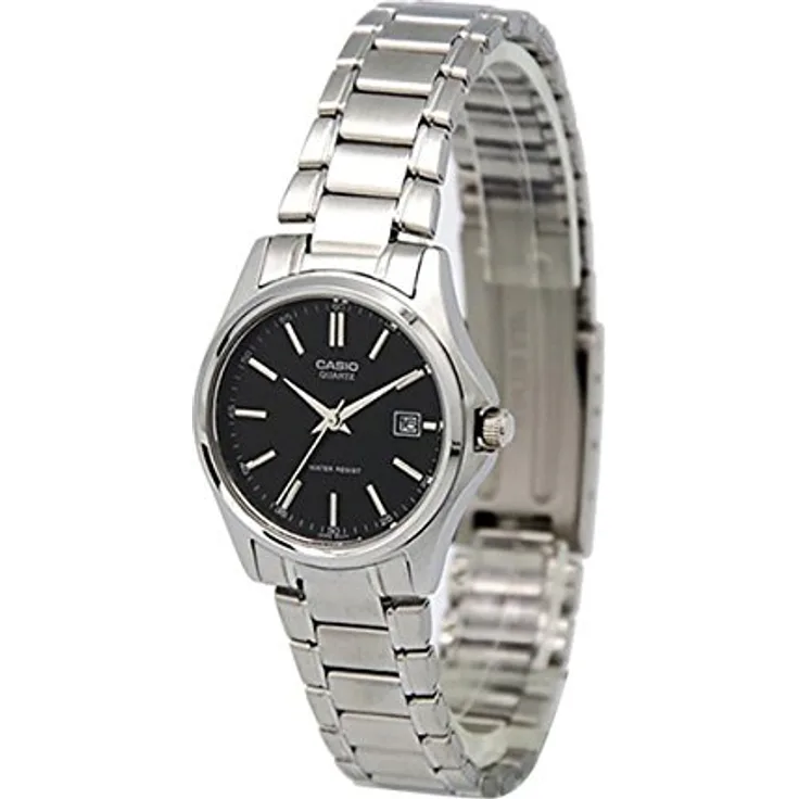 Casio Ltp1183a1a Watch One Size, Armbanduhr in Silbergrau/Silbergrau/Schwarz