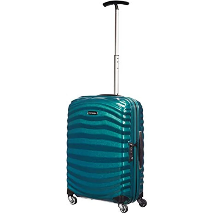 Samsonite Lite-Shock - Spinner S Handgepäck, mit 4 Rollen, 55 cm, 36 L, Blau (Petrol Blue) – Bild 4