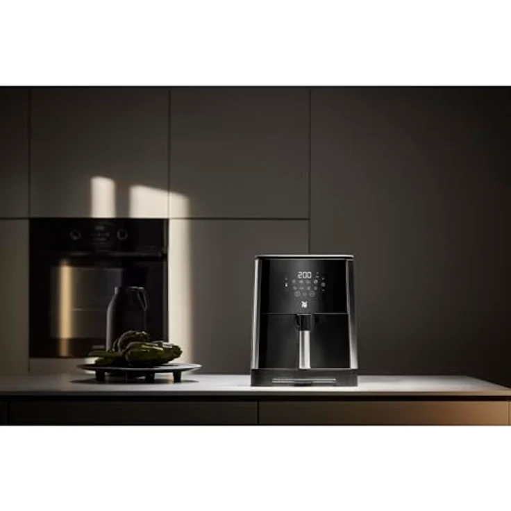 WMF Multi Taste Heißluftfritteuse, Airfryer, 1550 W, 0,8kg für 4-6 Personen, gesundes Frittieren, Dörren, Grillen, Heissluftfriteuse mit 8 Programmen, 4,2l Air Fryer, schwarz – Bild 2