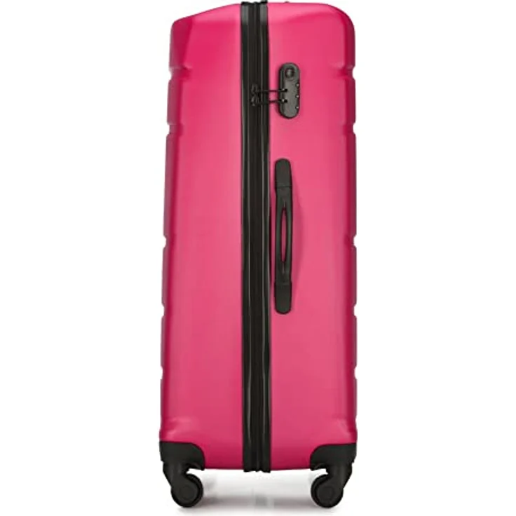 WITTCHEN Großer Koffer Trolley Koffer Reisekoffer aus ABS Hartschalen Trolley 4 Rollen Kombinationsschloss Rosa 56-3A-653-34 – Bild 3