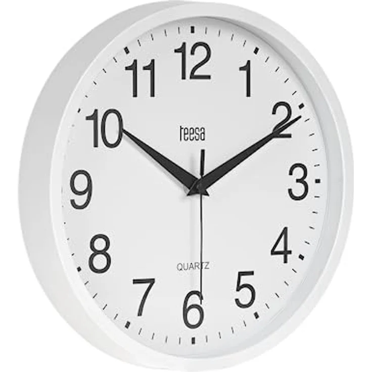 teesa Wanduhr, weiß, 25 cm – Bild 2