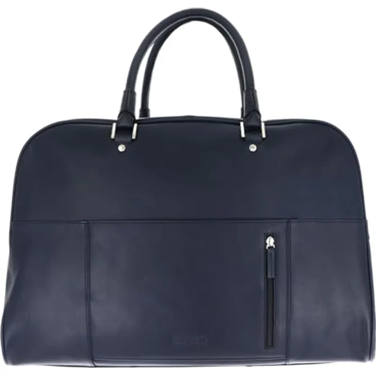 Leonhard Heyden Montreal Weekender Reisetasche, 100% Leder, 52 cm x 24 cm x 36 cm, blau – Bild 3