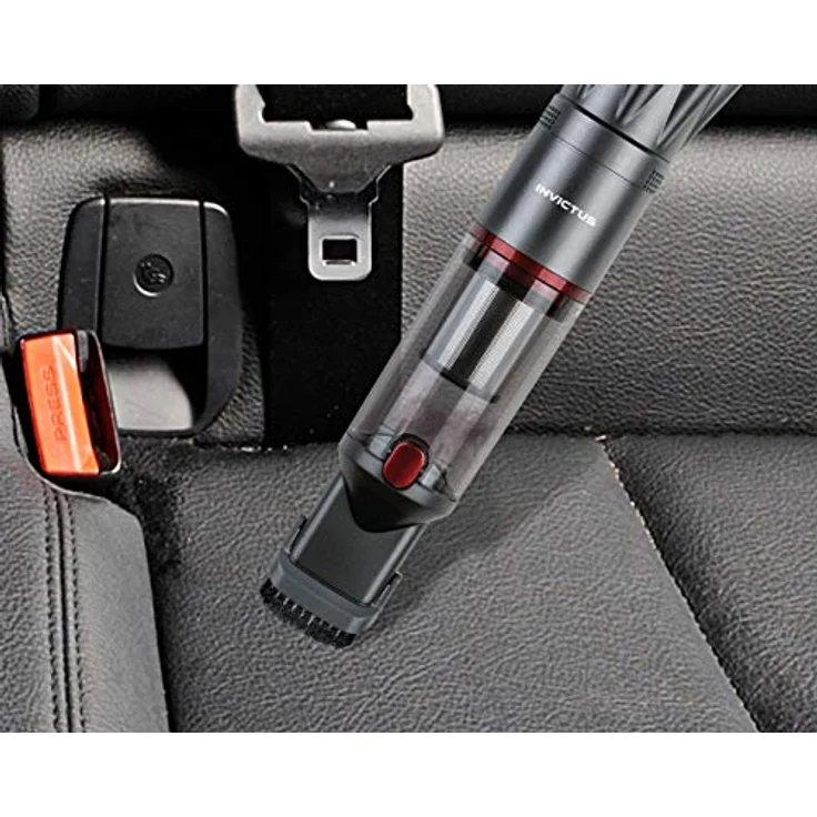 Genius Invictus One Handstaubsauger grau (11 Teile) Maximale Power im Handformat - Beutellos-er und kabellos-er Akku-Staubsauger 90 Watt Hochleistungs-BLDC Motor und Zubehör Handsauger gegen Tierhaare – Bild 3