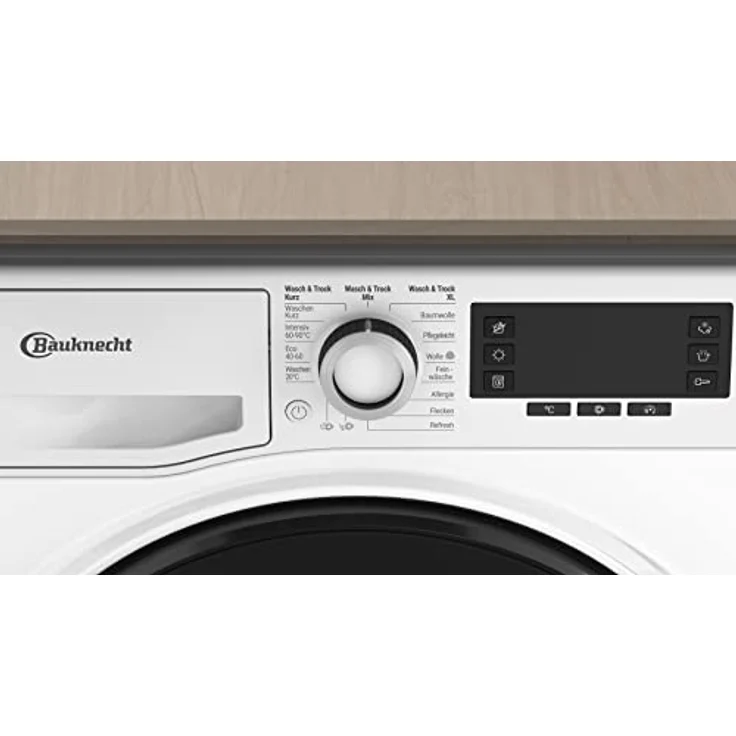 Bauknecht WATK Sense 97S 52 N, Waschtrockner, Energieeffizienzklasse E, Standgerät, Breite 60 cm, Geräuschemissionsklasse C – Bild 6
