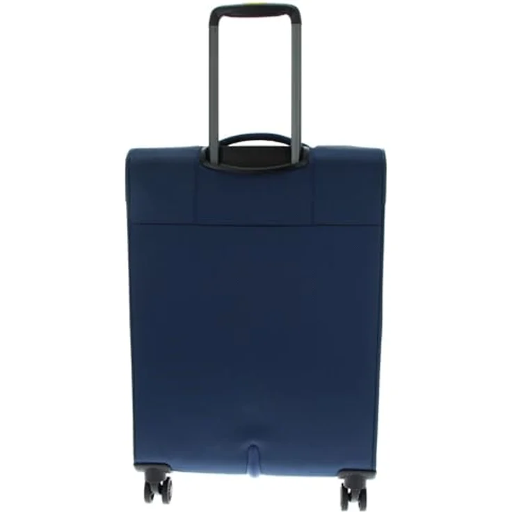 Mandarina Duck Zephyr Trolley MEDIUM EXP, leichter und praktischer Koffer aus 3D-Effekt Gewebe, blau – Bild 5