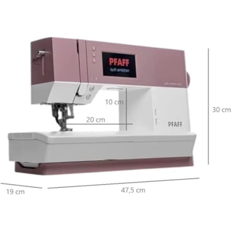 PFAFF quilt ambition 635, Computer Quilt- und Nähmaschine mit 201 Qualitätsstichen und Color Touch Screen – Bild 2
