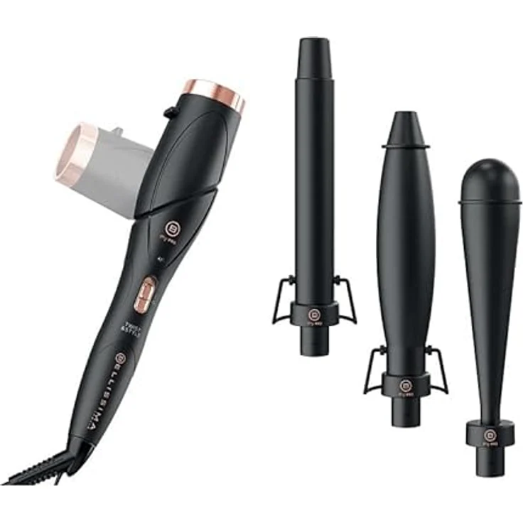 Imetec 11888 Haarstyling-Gerät Automatischer Lockenstab Warm Schwarz – Bild 1