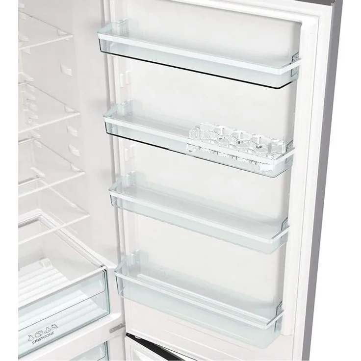 Gorenje NRK6202ES4 Kühl-Gefrierkombination, freistehend, silber, Full NoFrost, LED, Schnellgefrieren, Breite 60 cm – Bild 7