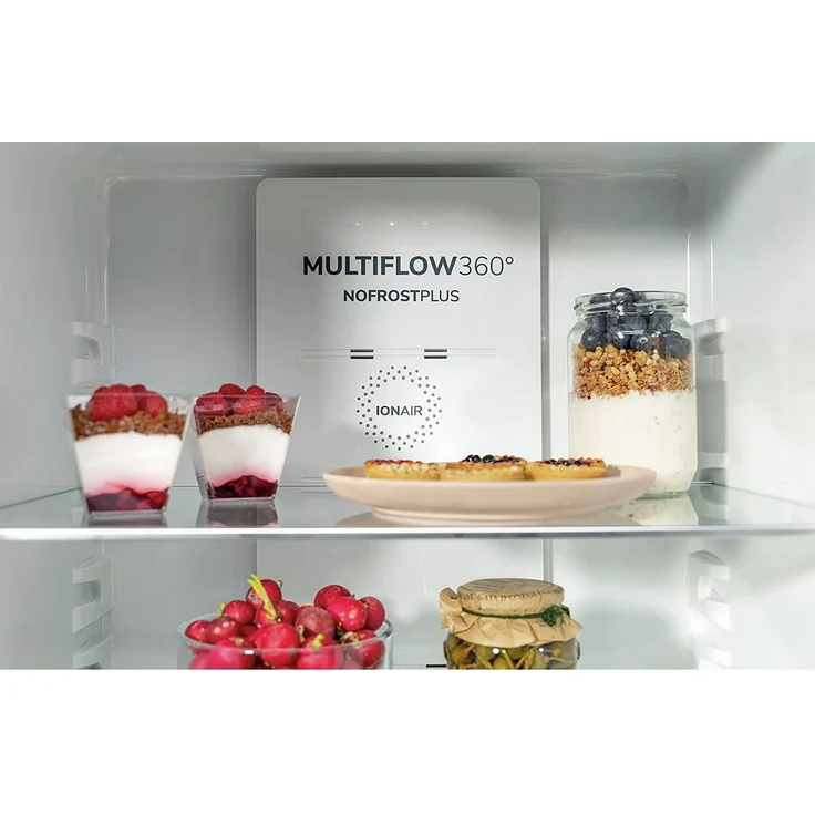 Gorenje NRK6202ES4 Kühl-Gefrierkombination, freistehend, silber, Full NoFrost, LED, Schnellgefrieren, Breite 60 cm – Bild 5