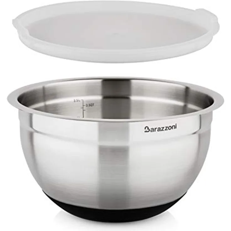Barazzoni Bowl Edelstahl 18/10 ø24cm x H14,5cm C/COP, 18/10-Silikon, Durchmesser 24cm