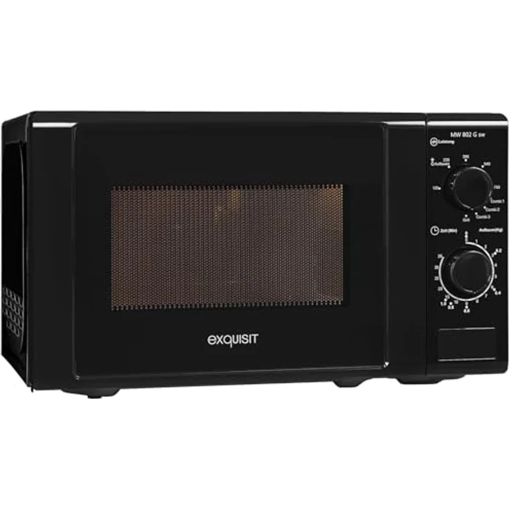 Exquisit MW900-030G Schwarz Großgeräte, Mikrowelle, Schwarz – Bild 1