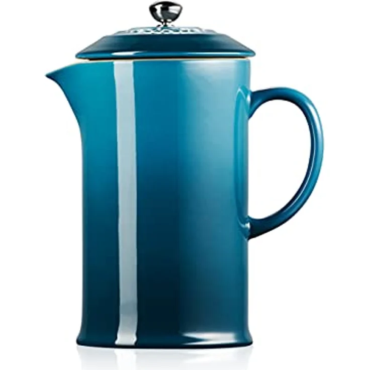 Le Creuset Kaffeebereiter aus Steinzeug, 1 L, Deep Teal, 60706086420003 – Bild 3