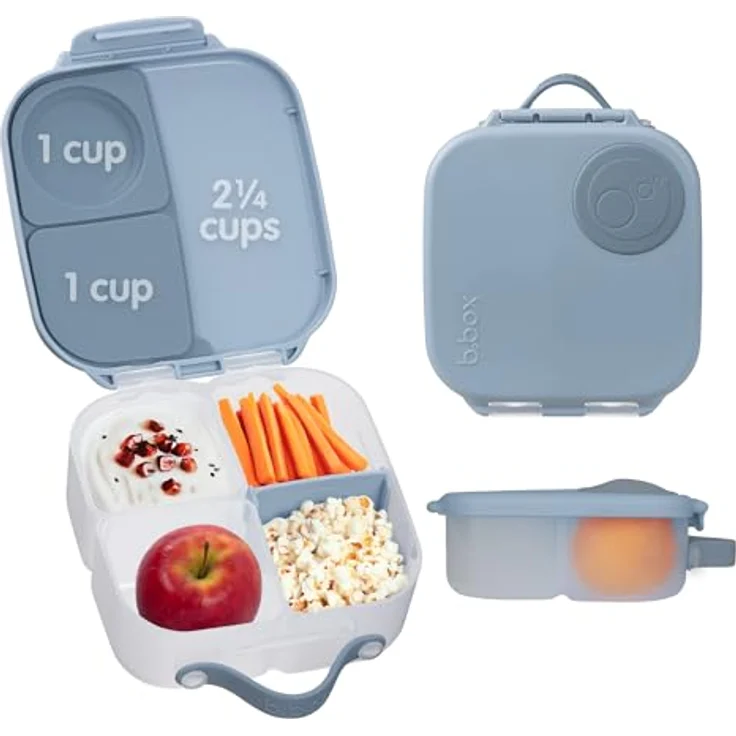 B.Box Mini Chill Out, Lunchbox mit Fächern und Silikondichtung, blau – Bild 1