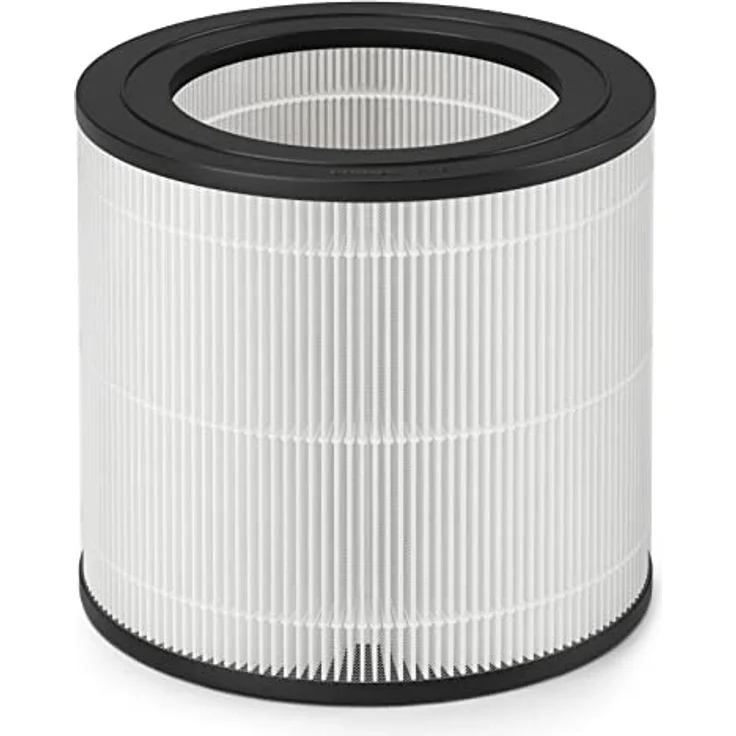 Versuni Philips Original-Ersatzfilter für Luftreiniger AC0650 und AC0651/10, NanoProtect HEPA, 12 Monate, Lebenszeitanzeige, Schwarz/Weiß – Bild 1