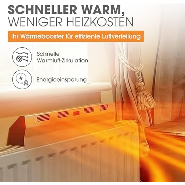 Livington SmartAir Heizverstärker - Heizstrahler - bessere Heizleistung – Bild 3