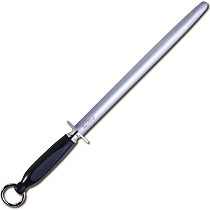F. DICK Kochwetzstahl oval 30 cm (Griff ergonomisch, Wetzstahl, Oberflächenhärte über 65° HRC, Schleifwerkzeug für Kochmesser) 76553300 – Bild 2