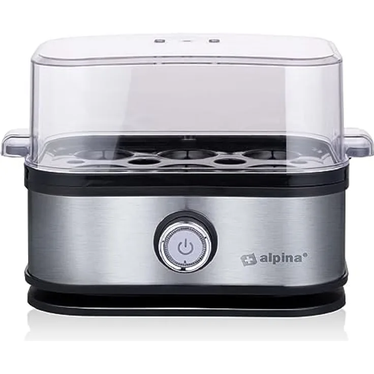 alpina Elektrischer Eierkocher - 230 V - 210 W - 6 Eier - Abnehmbare Eierablage