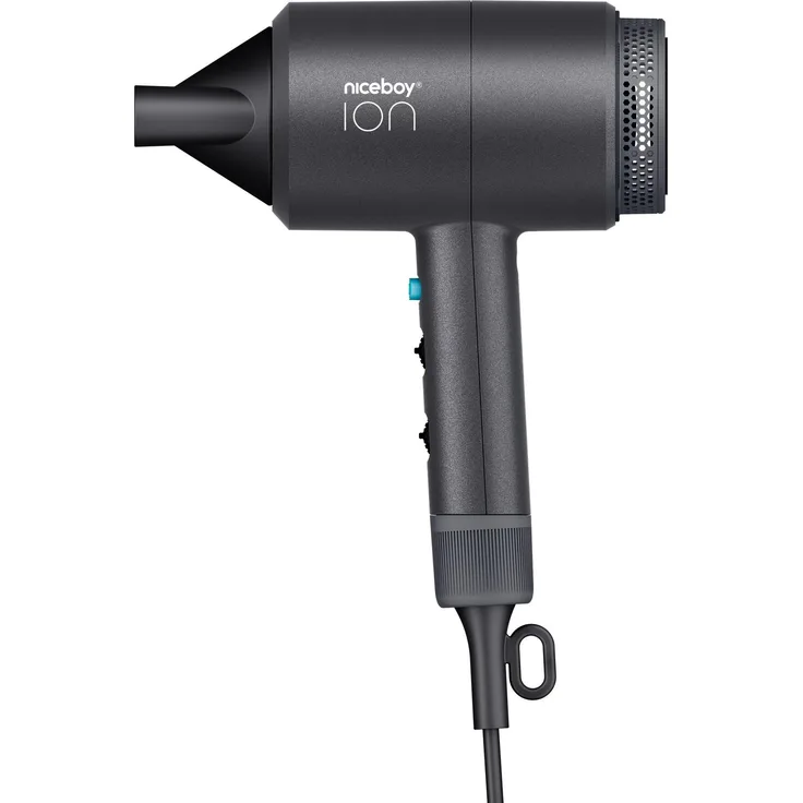 Niceboy ION AirSonic STAR, Föhn mit 2100 W Leistung, Schwarz