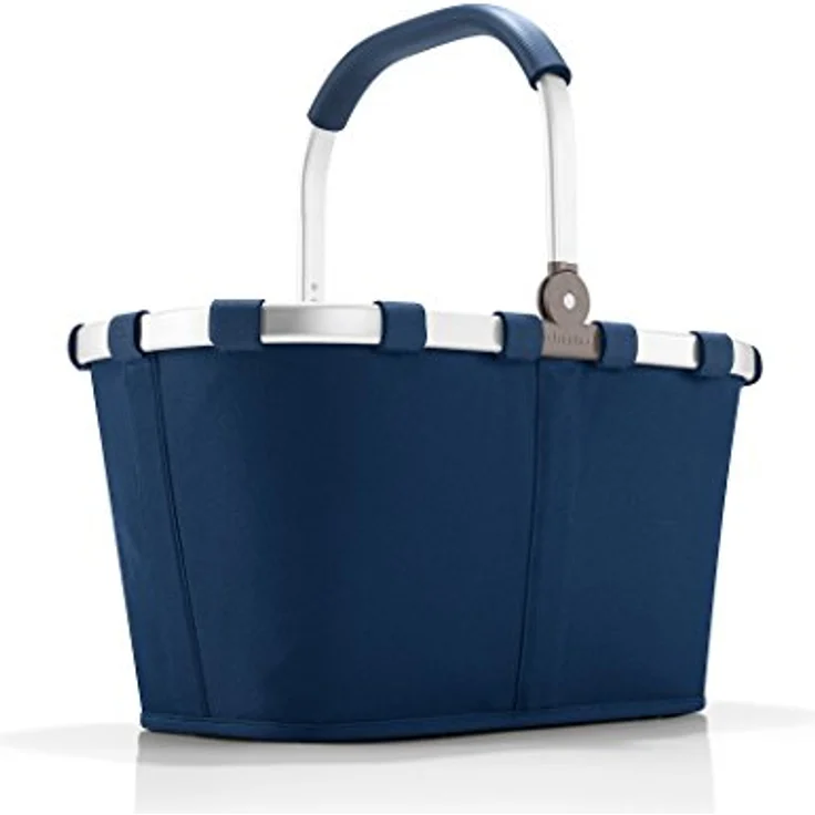 reisenthel carrybag Dark Blue - Stabiler Einkaufskorb mit viel Stauraum und praktischer Innentasche – Elegantes und wasserabweisendes Design – Bild 1