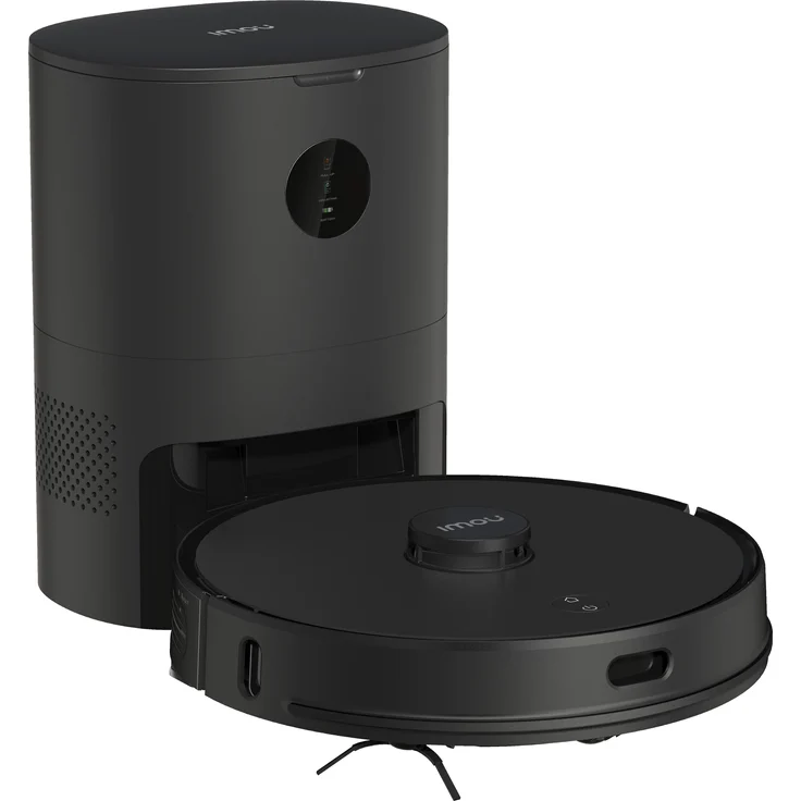 Imou RV1 Pro Max, Staubsauger Roboter mit 6500 Pa Saugkraft, 2-in-1 Saug- und Wischfunktion, LIDAR-Mapping, Schwarz