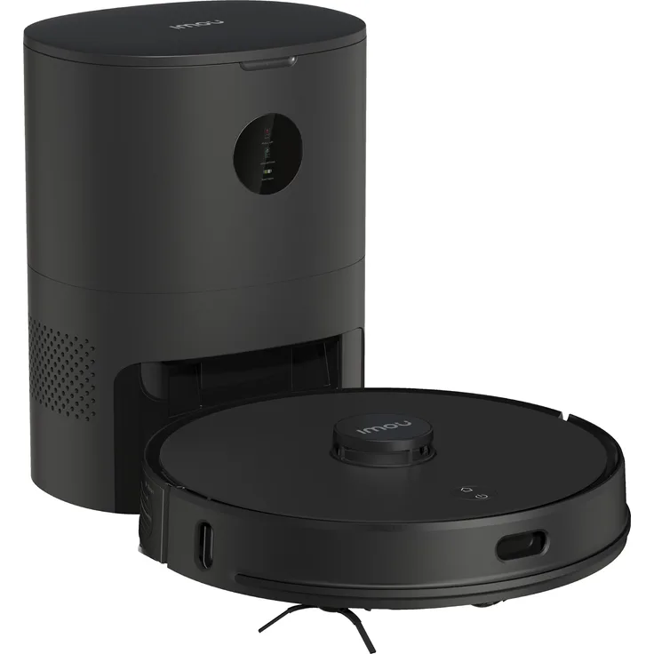 Imou RV1 Pro Max, Staubsauger Roboter mit 6500 Pa Saugkraft, 2-in-1 Saug- und Wischfunktion, LIDAR-Mapping, Schwarz