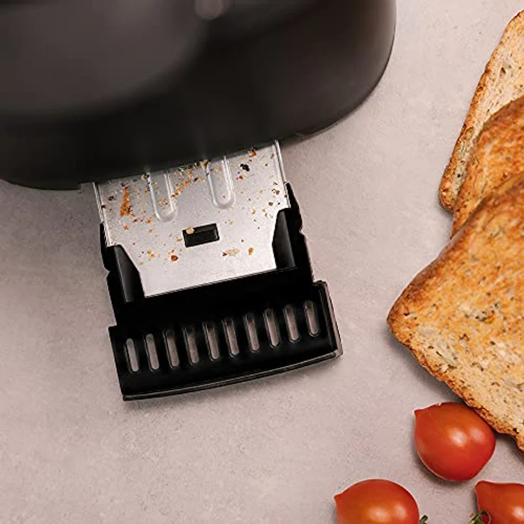 Cecotec Toast&Taste Toaster 10000 Extra, 980 W mit extra breitem Langschlitz, schwarzes Design und Edelstahl-Beschichtung, 9 Röstfunktionsstufen – Bild 5