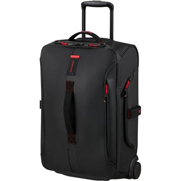 Samsonite Paradiver Light, 2 Rollen Reisetasche aus 100% Nylon, 55 cm, schwarz