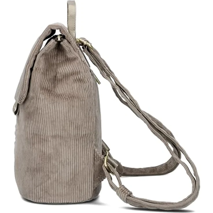Zwei Mademoiselle.M City Rucksack, 29 cm, braun, 100% Polyurethan, 24 cm x 13 cm – Bild 7