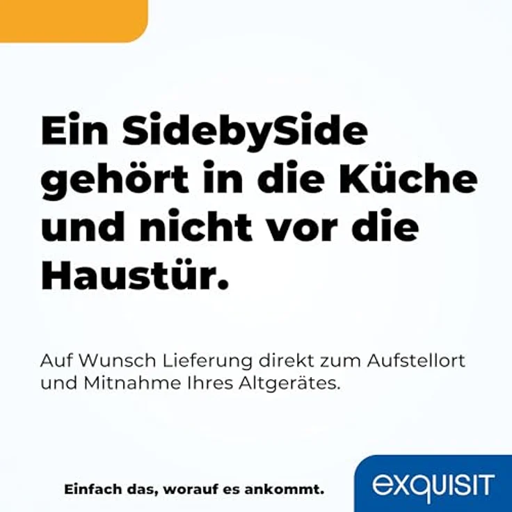 Exquisit Side-by-Side-Kühlschrank, NoFrost, 442 Liter, LED-Display, inoxlook-az – Bild 6