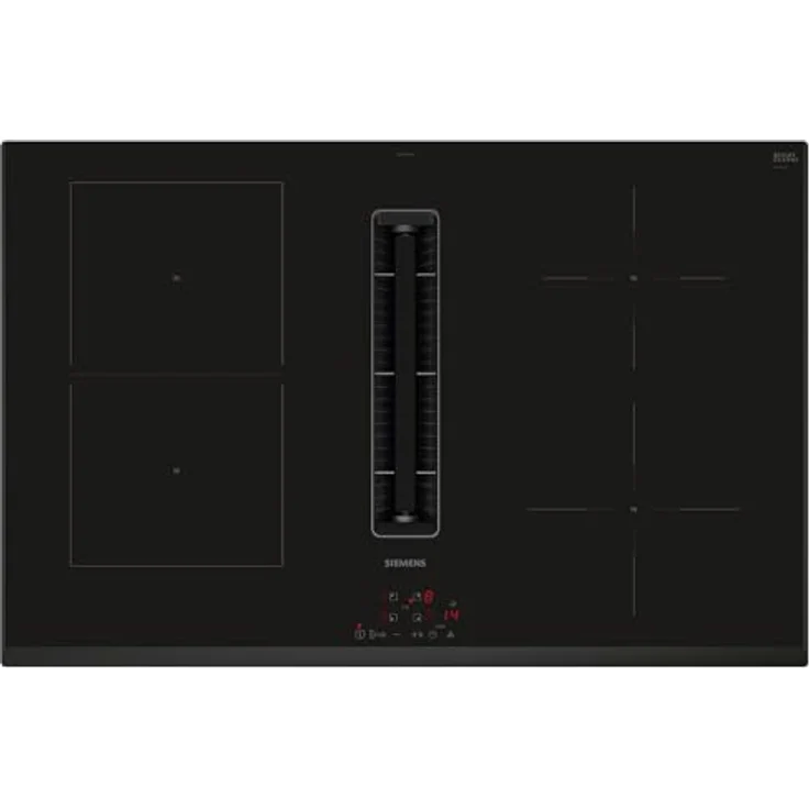 Siemens PQ527EA6BZ Set Pyrolyse Backofen HB279GBB3 Deep Black Inox mit Induktionskochfeldabzug ED851BS16E, 14 Funktionen, Kochfeldbreite 80 cm, air fry Funktion – Bild 3