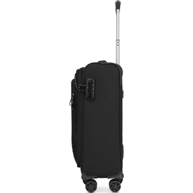 Franky Melbourne 3.0 Handgepäck Koffer | Weichgepäck Trolley mit 4 Rollen, arretierbarer Griff, Hemdenfach, Adressschild, Packriemen und Zahlenschloss | 40 cm x 20 cm x 55 cm – Bild 3