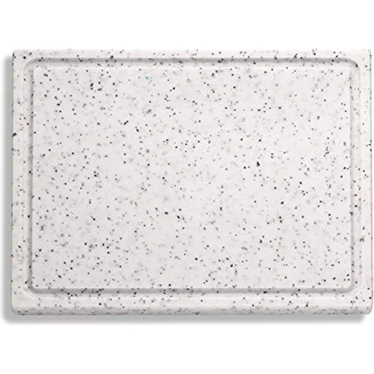 F. DICK Schneidbrett mit Saftrille Kunststoff marmoriert 265x325x18 mm Brett – Bild 2