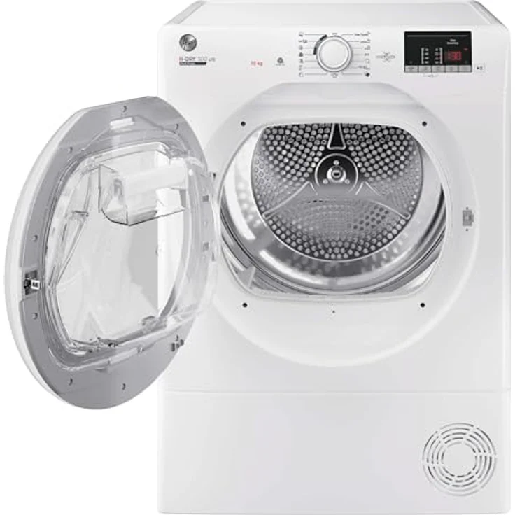 Hoover HLE H10A2DE-S Wärmepumpentrockner 10 kg mit AquaVision-System, EasyCase und NFC-Technologie, Weiß – Bild 3