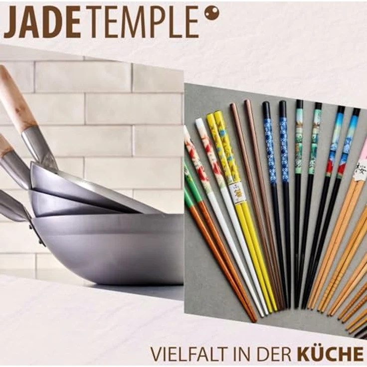 JADE TEMPLE 17023 TEMPLE Steinmörser mit Stößel im Set, effektives und einfaches mörsern, aus massivem Granit mit 13 cm Durchmesser und 7 cm Höhe – Bild 7