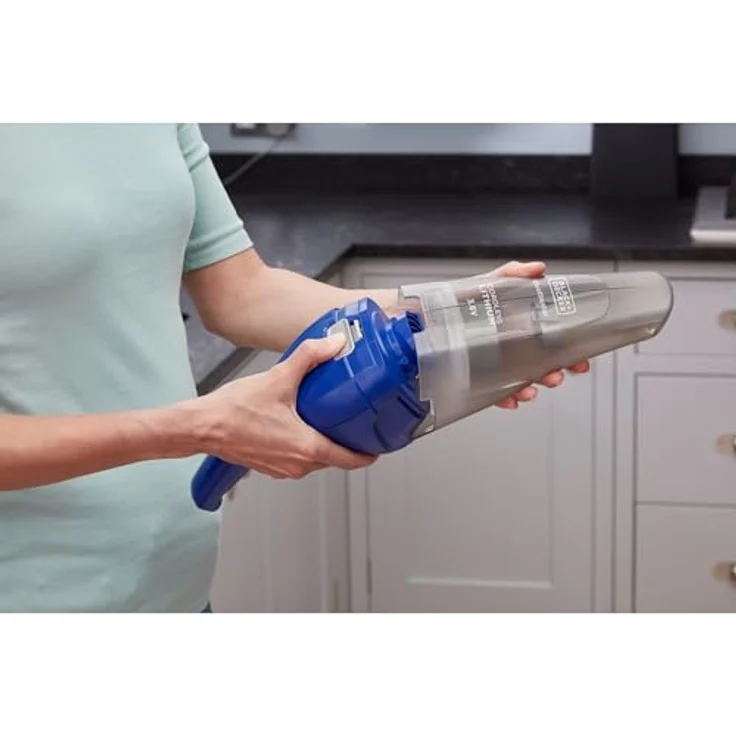 Black + Decker NVC115WA-QW, NVC115WA-QW-Aspirador Mano. Potencia 3,6V 1,5Ah. Boca fina. Incluye accesorios. Cargador de pared, Blau, 385 ml, 8 W, 385 milliliters – Bild 5