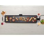 Alpina Tischgrill Teppanyaki XXL, 2000,00 W, Antihaftbeschichtung, herausnehmbare Tropfschale, leicht zu reinigen