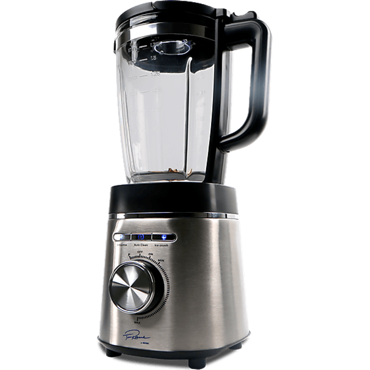 KOENIC KBL-TR 141724 M Standmixer, 1400 Watt, 1.75 l Glasmixbehälter, Edelstahlgehäuse, 6-flügeliges Edelstahlmesser, stufenlose Geschwindigkeitseinstellung, Puls-Funktion