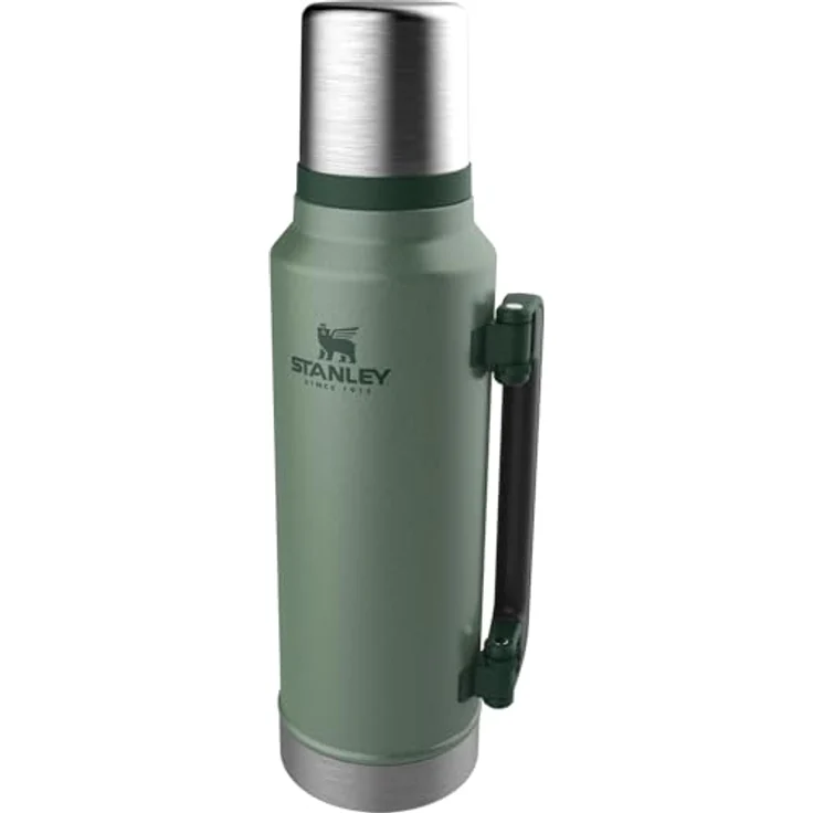 Stanley Classic Legendary Thermosflasche 1.4L, Edelstahl, hält 40 Stunden heiß oder kalt, BPA-frei, spülmaschinenfest, Hammertone Green – Bild 3