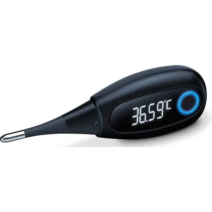 BEURER Fieberthermometer OT 30 Basalthermometer, Digitales Thermometer mit Bluetooth-Funktion, weiß