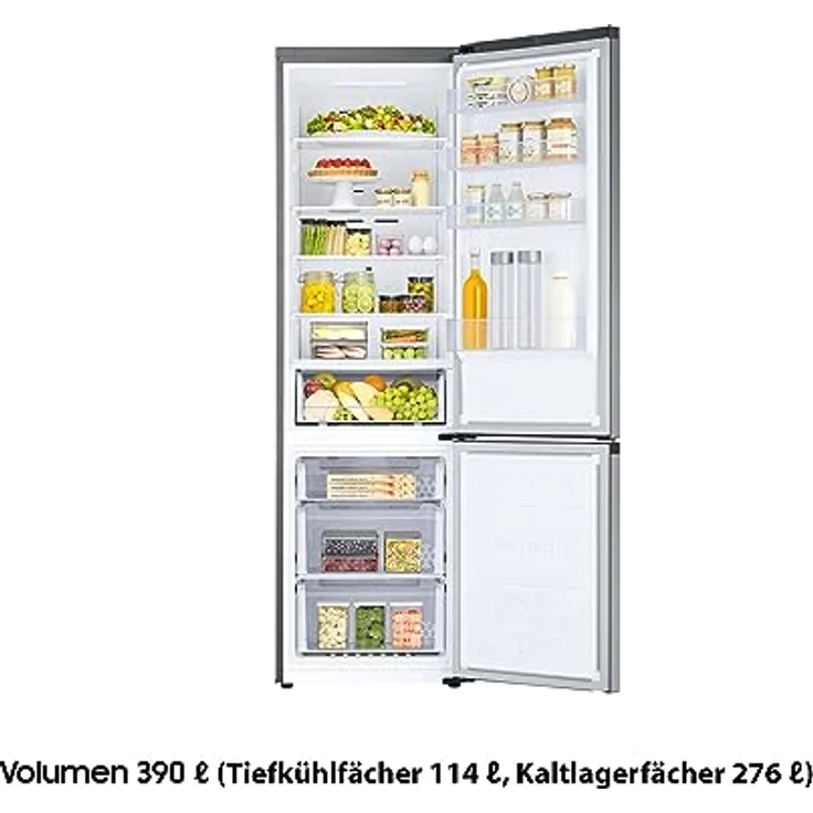 Samsung RL38C600CSA/EG Kühl-/Gefrierkombination, 203 cm, 390 ℓ Gesamtvolumen, 114 ℓ Gefrierteil, AI Energy Mode, No Frost+, SpaceMax, Edelstahl Look – Bild 4