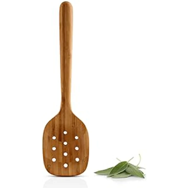 Eva Solo Nordic Kitchen Schaumlöffel Bambus, Kochzubehör mit hochwertigem Design und Funktionalität – Bild 2