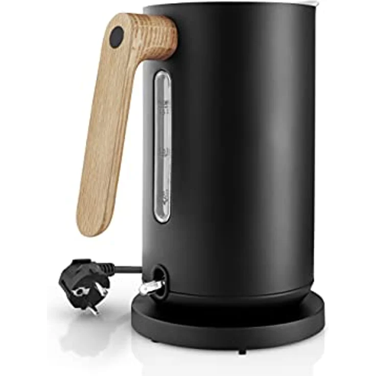 Eva Solo Wasserkocher Nordic Kitchen, 2200W, 1500 ml, kabellos, Edelstahl und Kunststoff, mit Eichen­holzgriff, schwarz – Bild 5