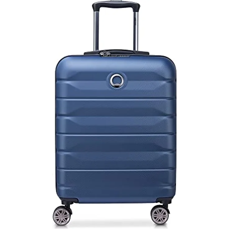 DELSEY PARIS Meteor Kabinenkoffer, schmal, 4 Doppelrollen, 55 cm, TSA-Schloss, Purpur-08 (violett)