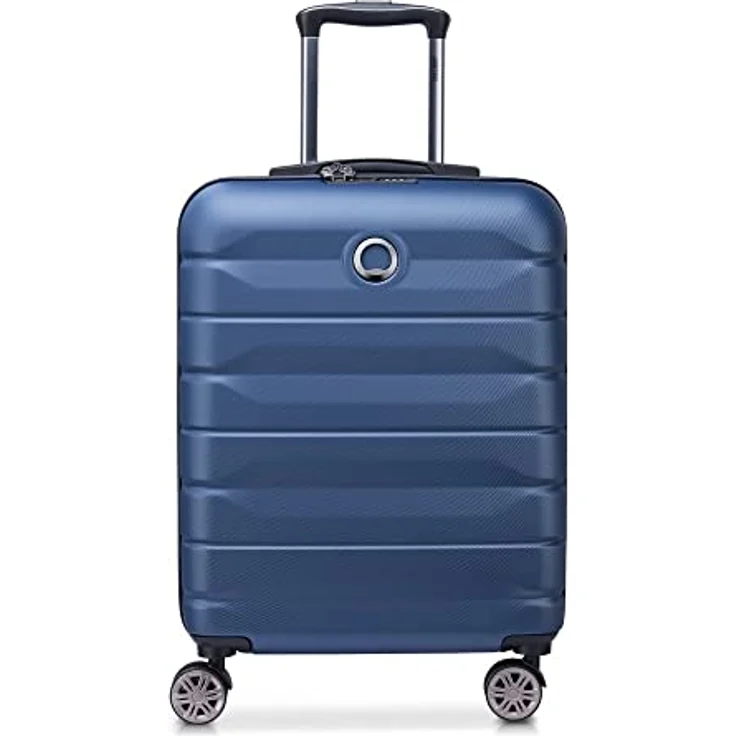 DELSEY PARIS Meteor Kabinenkoffer, schmal, 4 Doppelrollen, 55 cm, TSA-Schloss, Purpur-08 (violett) – Bild 1