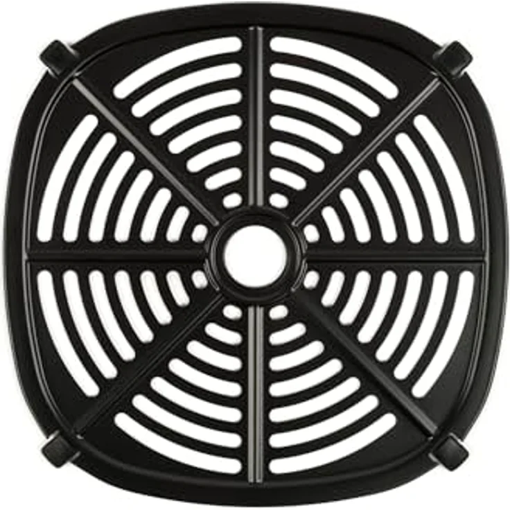 Girmi FG78 Heißluftfritteuse "Ecofrit Black", 6 l, 1500 W, 12 Programme, Digitalanzeige, BPA/PFOA Safe, Innenbeleuchtung, Antihaft-Tablett, Schwarz/Silbergrau – Bild 5