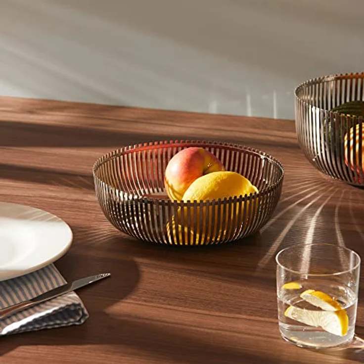 Alessi PCH02/23 - Design Perforierter Küchenkorb, 18/10 Glänzender Edelstahl, 23 cm – Bild 5