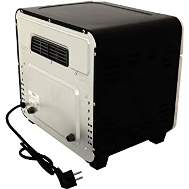 Deski Minibackofen, Standgerät, Garraum 15 l, Leistung 1600 W, Abmessungen in cm 33 x 35 x 34 schwarz, edelstahl – Bild 6