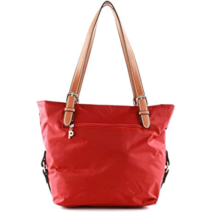 Picard Shopper Sonja, Robuster Feinnylon Einkaufstasche in Dunkelrot, 16 L Volumen, mit Reißverschluss – Bild 3