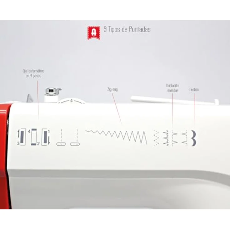 Alfa Basic 720  Nähmaschine, weiß – Bild 4