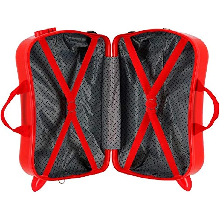 Disney Mickey Enjoy the Day Kinder-Koffer Rot 50x38x20 cms Hartschalen ABS Kombinationsschloss 34L 2,1Kgs 4 Räder Handgepäck – Bild 5